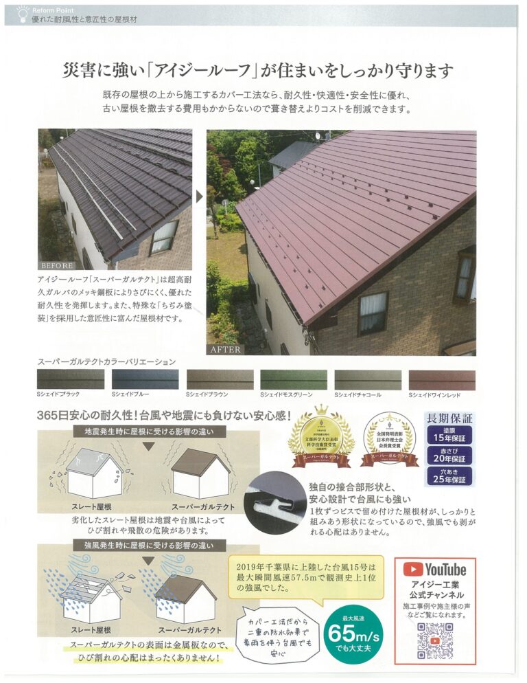 屋根材カバー工法